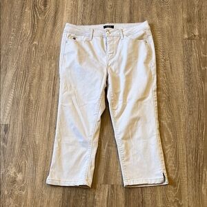 Curve Appeal Khaki Colored Capri Pants